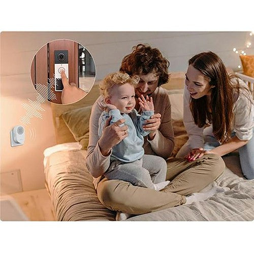 Tapo 2K Wireless Video Doorbell Camera with Chime - White | Tapo D210 from Tapo - DID Electrical