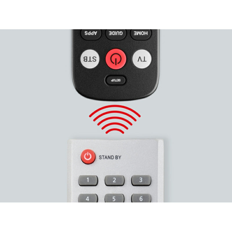 One For All Big Button Remote - Black | URC6821 from One For All - DID Electrical