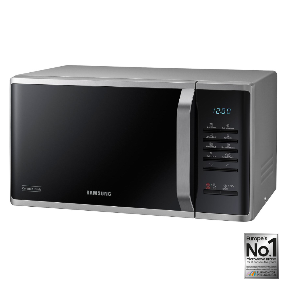 Samsung 23L Freestanding Microwave - Silver | MS23K3523AS/EU from Samsung - DID Electrical
