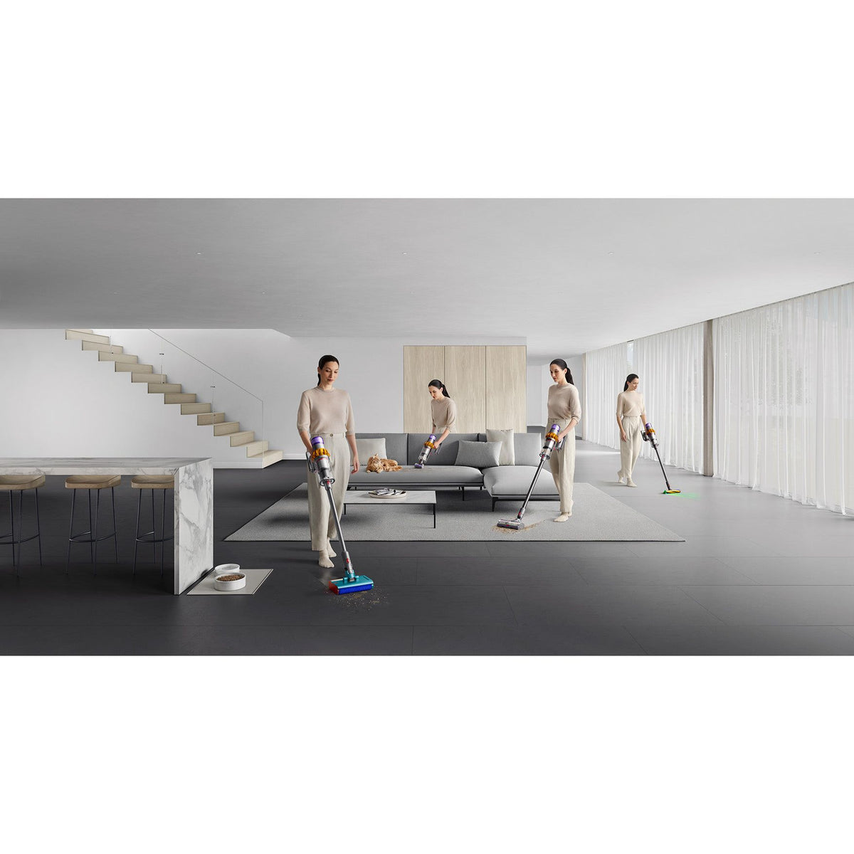 Dyson V15s Detect Submarine Cordless Vacuum Cleaner - Nickel & Blue | V15SUBMARINE from Dyson - DID Electrical