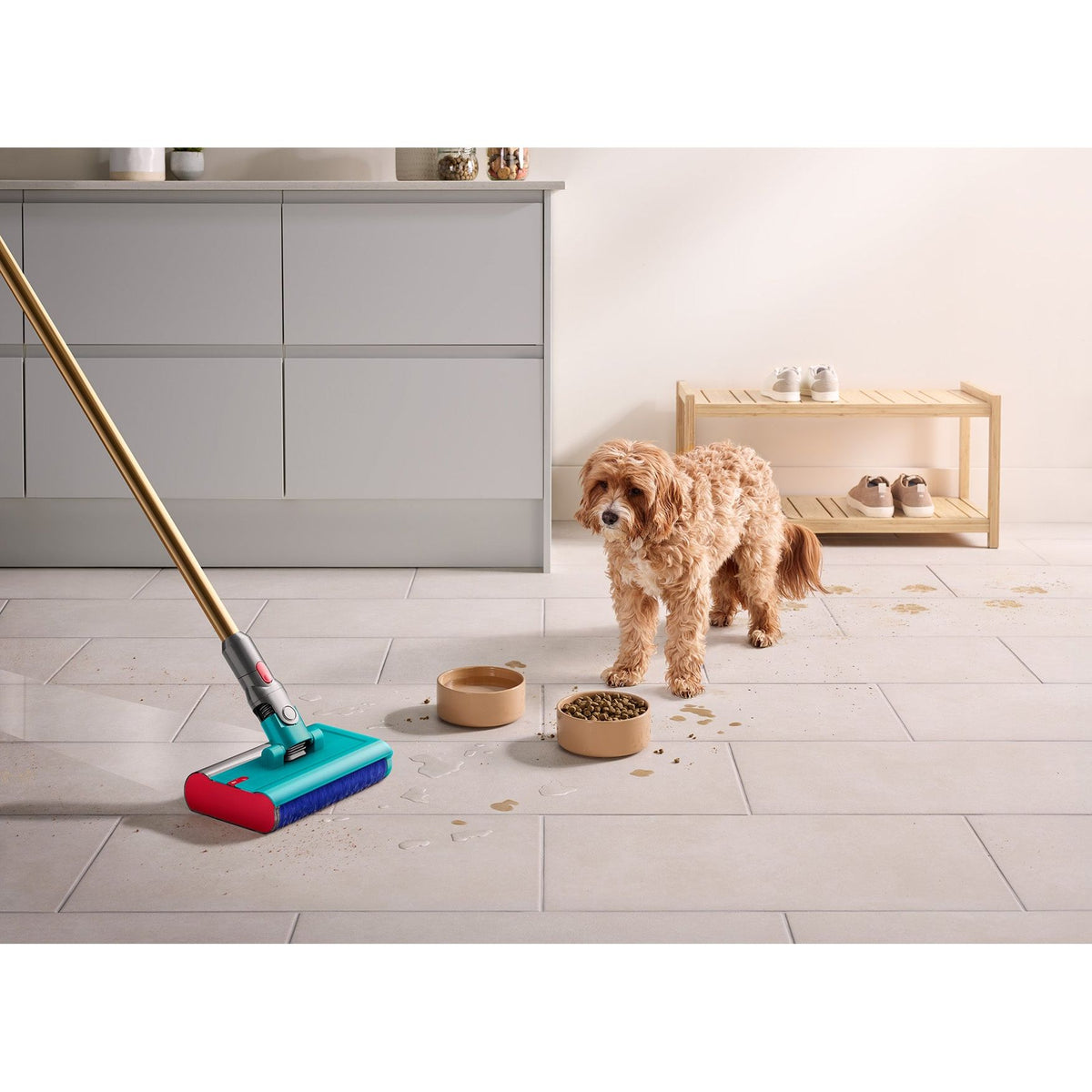 Dyson V15s Detect Submarine Cordless Vacuum Cleaner - Nickel & Blue | V15SUBMARINE from Dyson - DID Electrical