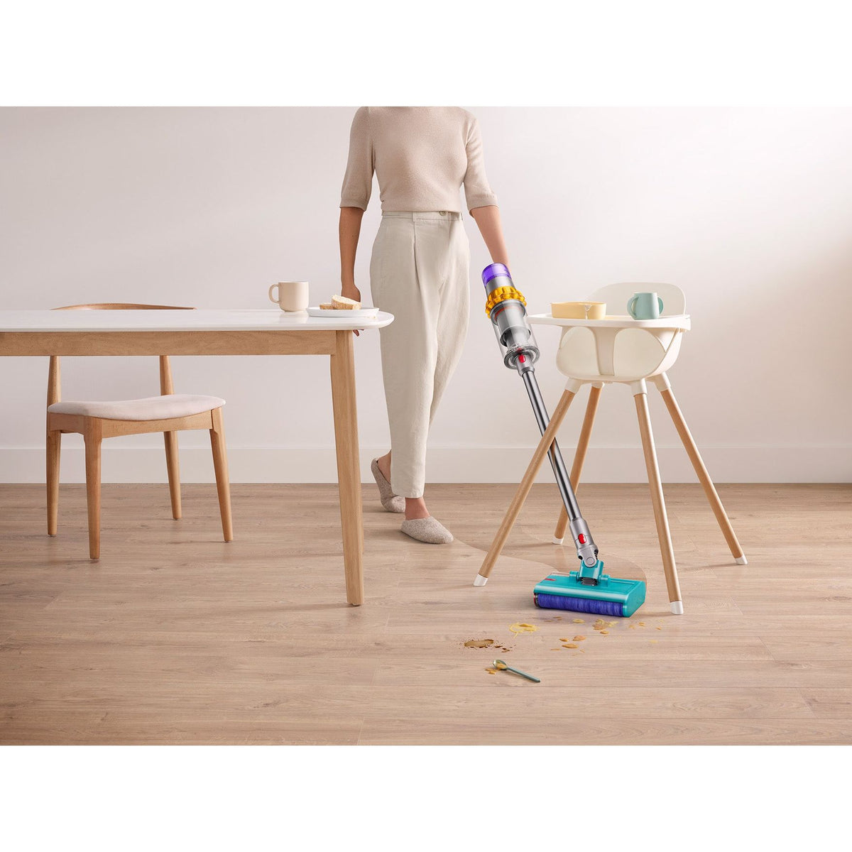 Dyson V15s Detect Submarine Cordless Vacuum Cleaner - Nickel & Blue | V15SUBMARINE from Dyson - DID Electrical