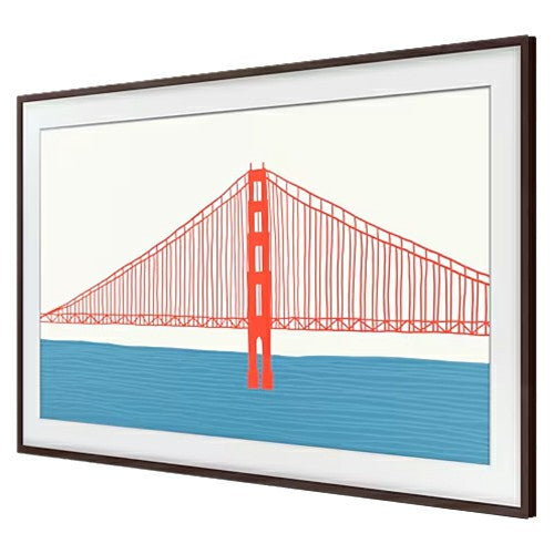 Samsung The Frame 50" Customisable Modern Bezel TV Frame - Brown | VG-SCFA50BWBXC from Samsung - DID Electrical