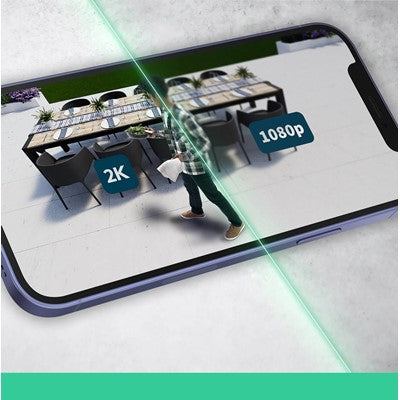 Arlo 2K Essential Outdoor Security Camera Pack of 2 - White | VMC2250100EUS from Arlo - DID Electrical