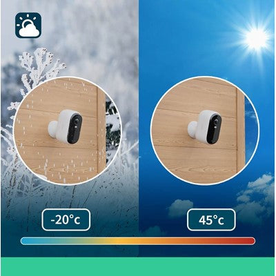 Arlo 2K Essential Outdoor Security Camera Pack of 2 - White | VMC2250100EUS from Arlo - DID Electrical