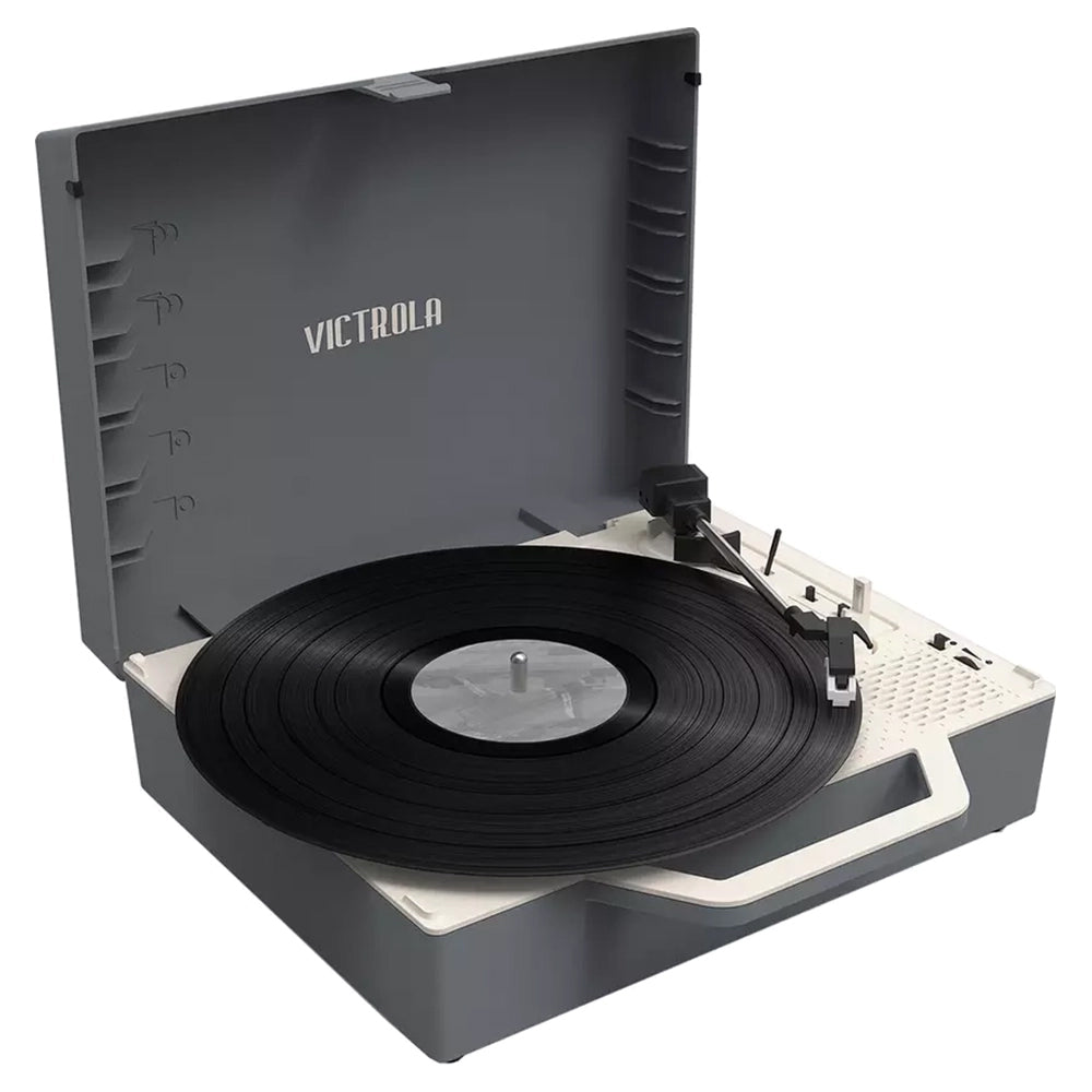 Victrola Bluetooth Suitcase Record Player - Graphite Grey | VSC-725SB-GRA-INT from Victrola - DID Electrical