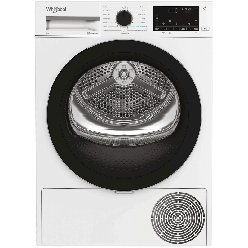 Whirlpool 9KG Freestanding Heat Pump Tumble Dryer - White | WDH09D7WIRE from Whirlpool - DID Electrical