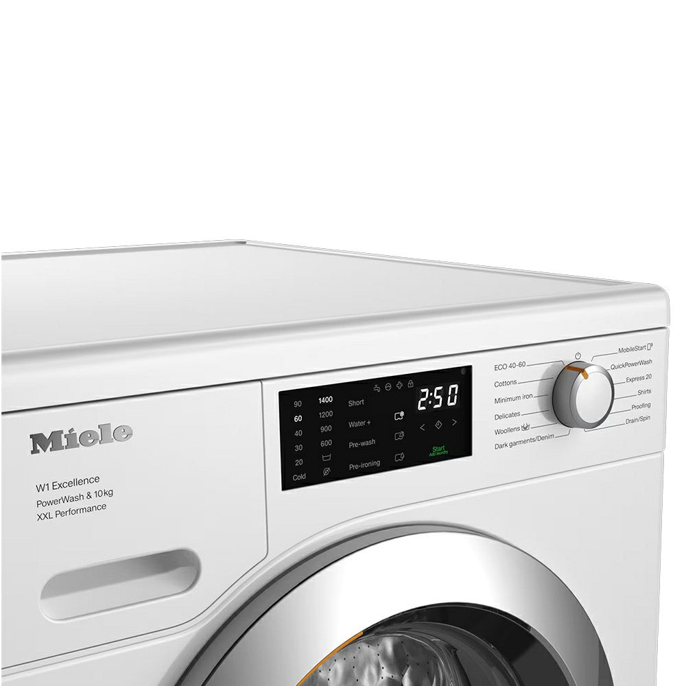 Miele 10KG Front Loader Freestanding Washing Machine - Lotus White | WEK365 from Miele - DID Electrical