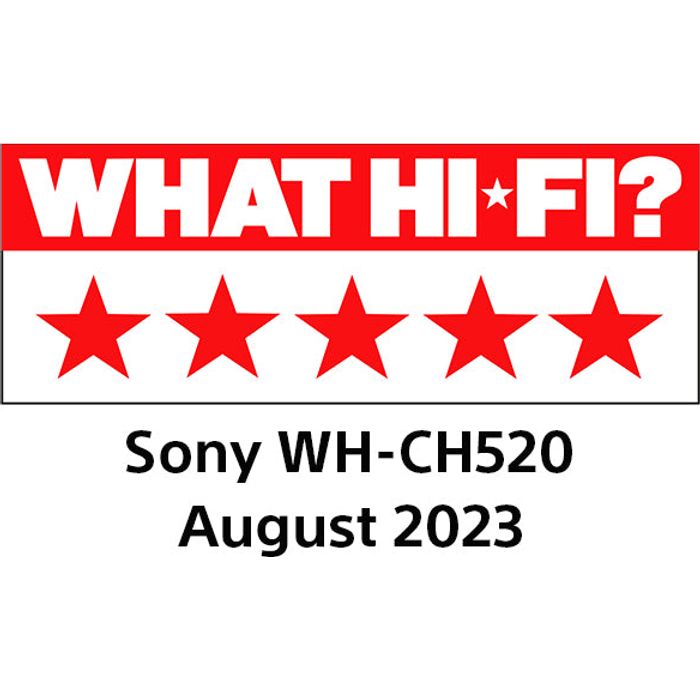 Sony Over-Ear Wireless Bluetooth Headphone - Black | WHCH520BCE7 from Sony - DID Electrical