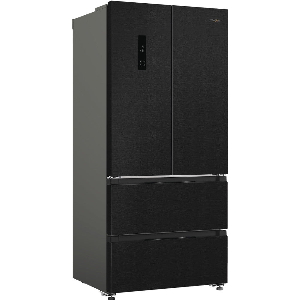 Whirlpool 510L Freestanding American Fridge Freezer - Black & Inox | WHG26513XK4UK from Whirlpool - DID Electrical
