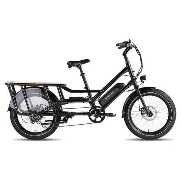 Whale Longtail Cargo Electric Bike - Black | WHLLNGCRGLCT from Electric Bike - DID Electrical