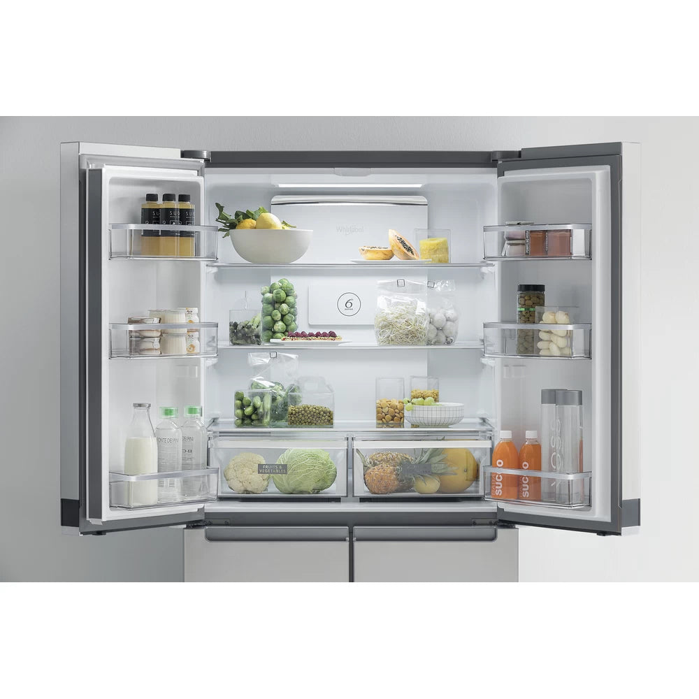 Whirlpool 594L Frost Free Freestanding American Fridge Freezer - Stainless Steel | WQ9 B2L G from Whirlpool - DID Electrical