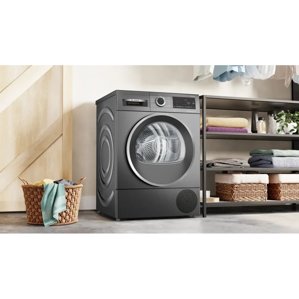 Bosch Series 6 9KG Heat Pump Tumble Dryer - Cast Iron Grey | WQG245R1GB from Bosch - DID Electrical