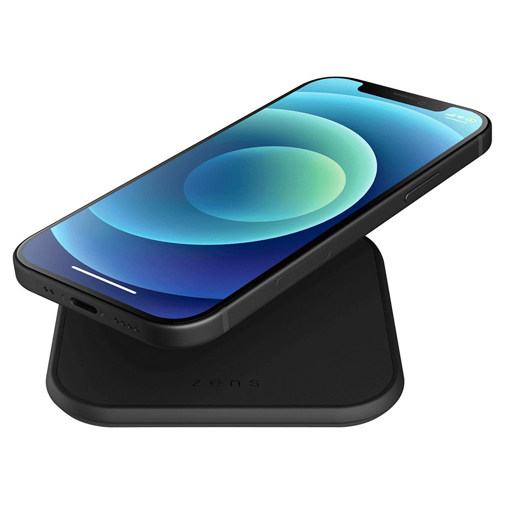 Zens Slim Line Fast Wireless Charger - Black | ZESC12B/00 from Zens - DID Electrical