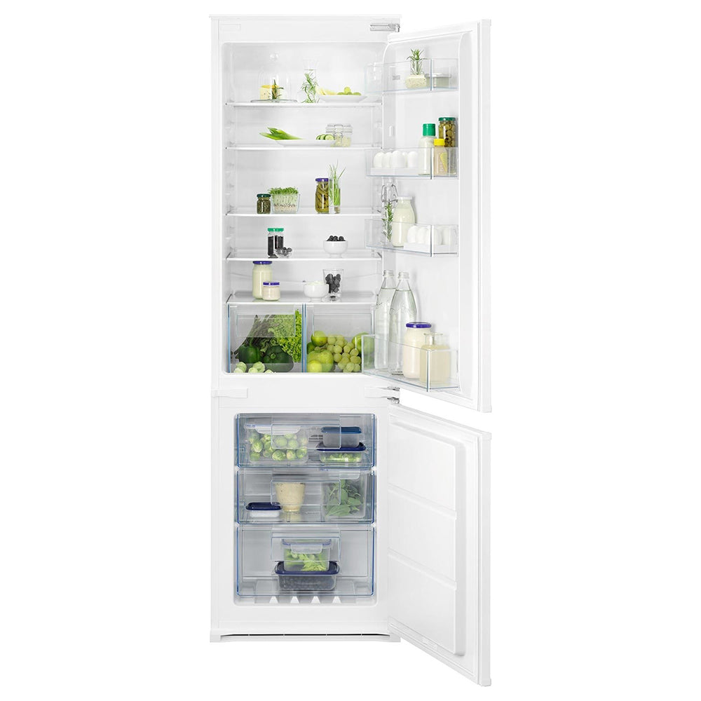 Zanussi Series 40 269L Low Frost Integrated Fridge Freezer - White | ZNFN18ES3 from Zanussi - DID Electrical