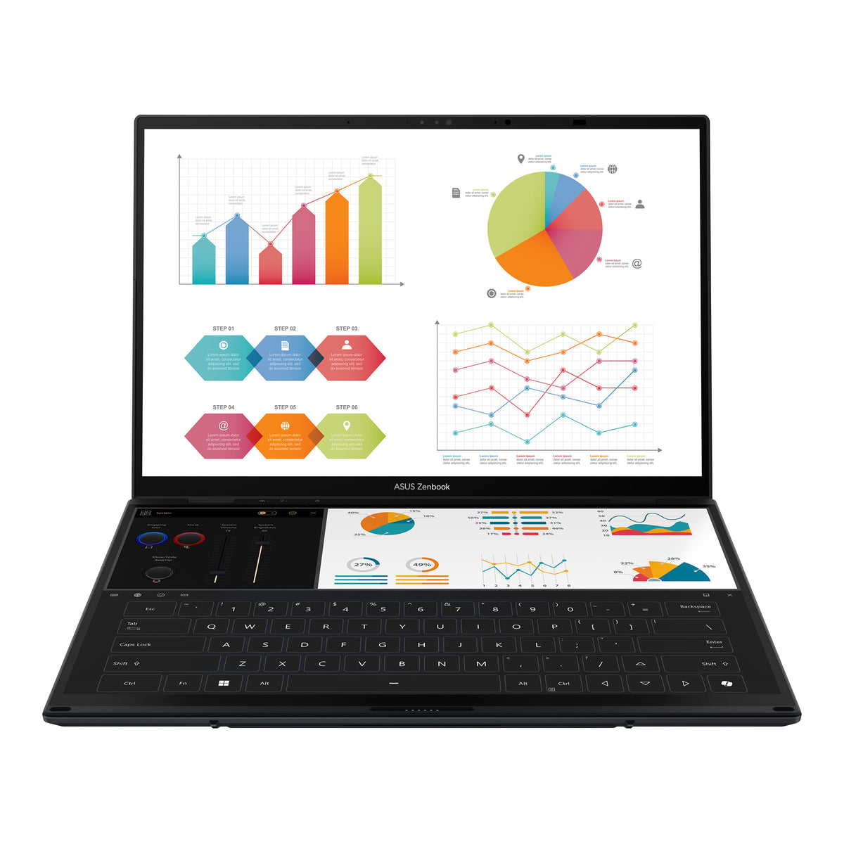 Asus Zenbook Duo Intel Core Ultra 9 14" 32GB/2TB Laptop - Grey | UX8406CA-PZ134W from Asus - DID Electrical