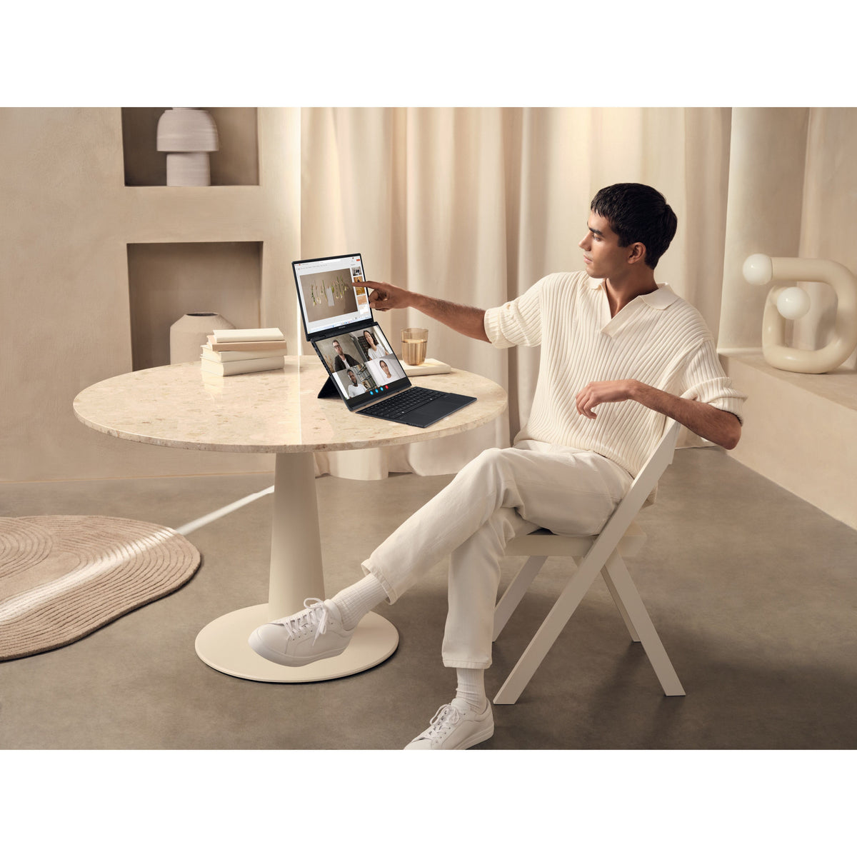 Asus Zenbook Duo Intel Core Ultra 9 14" 32GB/2TB Laptop - Grey | UX8406CA-PZ134W from Asus - DID Electrical