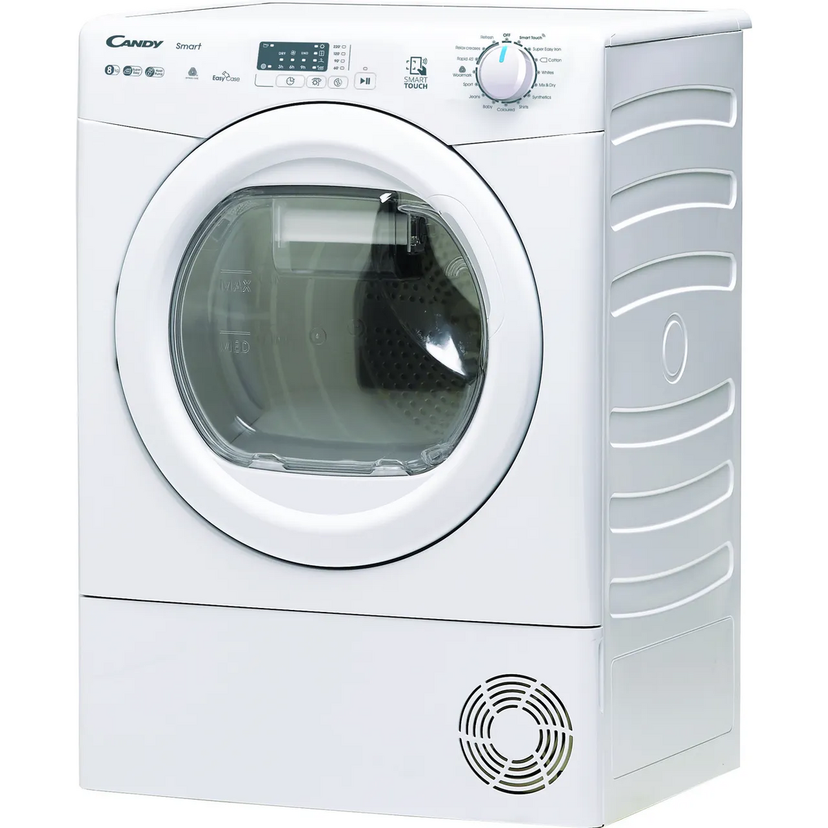 Candy Smart 8KG Freestanding Heat Pump Tumble Dryer - White | CSE H8ELE-80 from Candy - DID Electrical