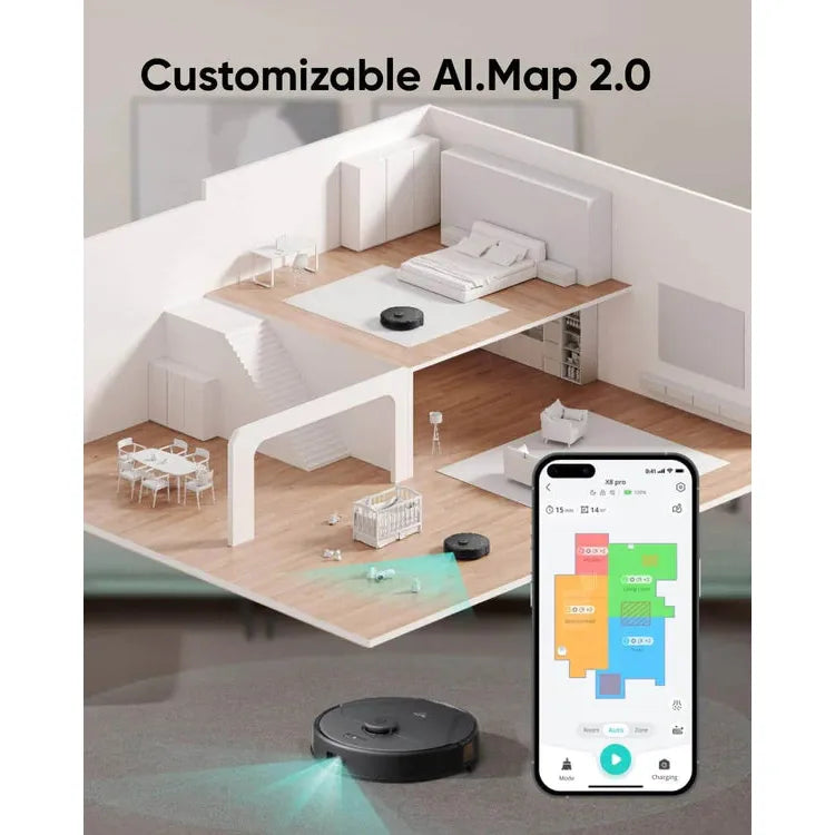 Eufy Clean X8 Pro Robot Vacuum- Black | T2266V11 from Eufy - DID Electrical