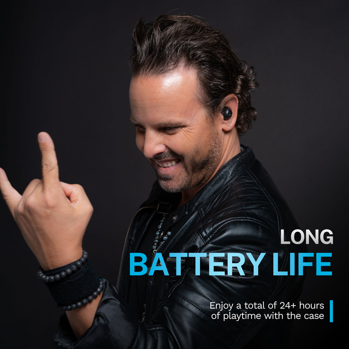 JLab Go Pop ANC In-Ear True Wireless Earbuds - Black | IEUEBGOANCRBLK124 from JLab - DID Electrical