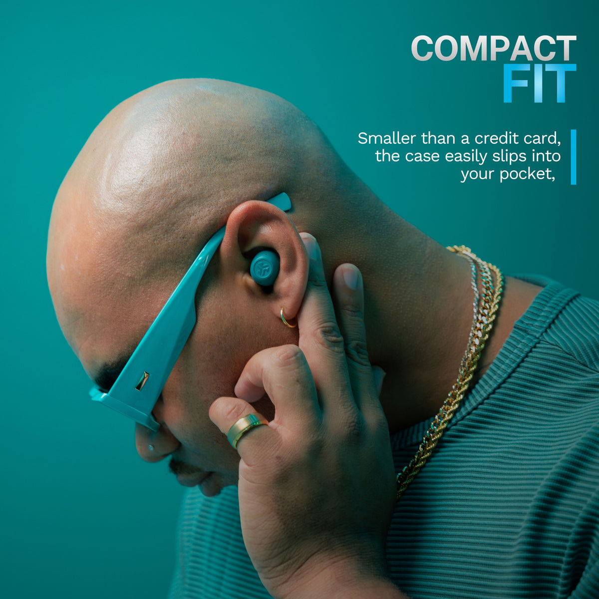 JLab Go Pop ANC In-Ear True Wireless Earbuds - Teal | IEUEBGOANCRTEL124 from JLab - DID Electrical