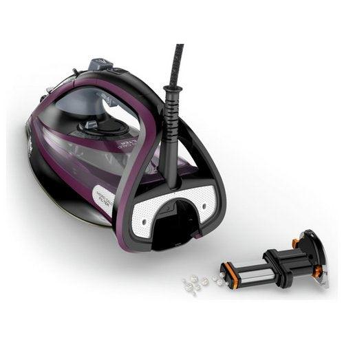 Tefal Ultimate Pure FV9830 3000W Steam Generator Iron - Black & Purple | FV9830G0 from DID Electrical - guaranteed Irish, guaranteed quality service. (6890839113916)