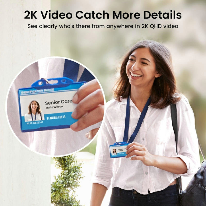 Aosu SE Video Doorbell - White | v8e from Aosu - DID Electrical