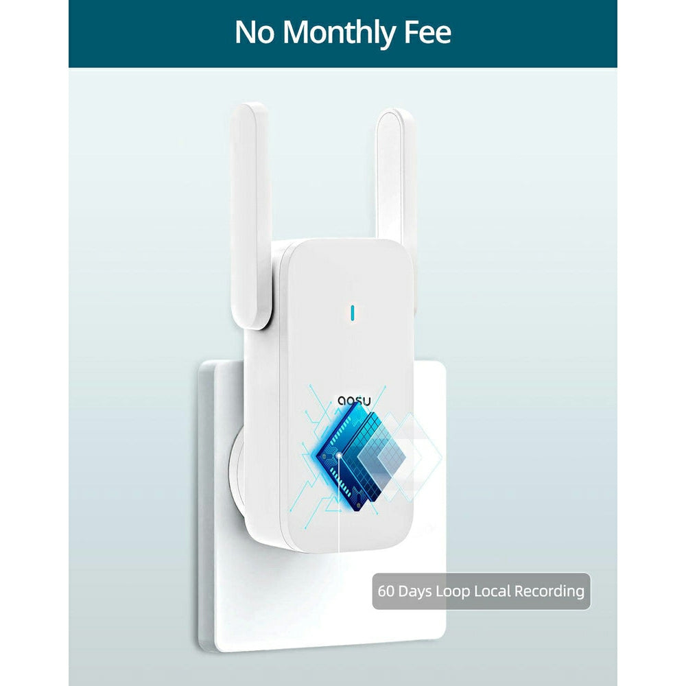 Aosu Ultra Video Doorbell - Black | v8s from Aosu - DID Electrical