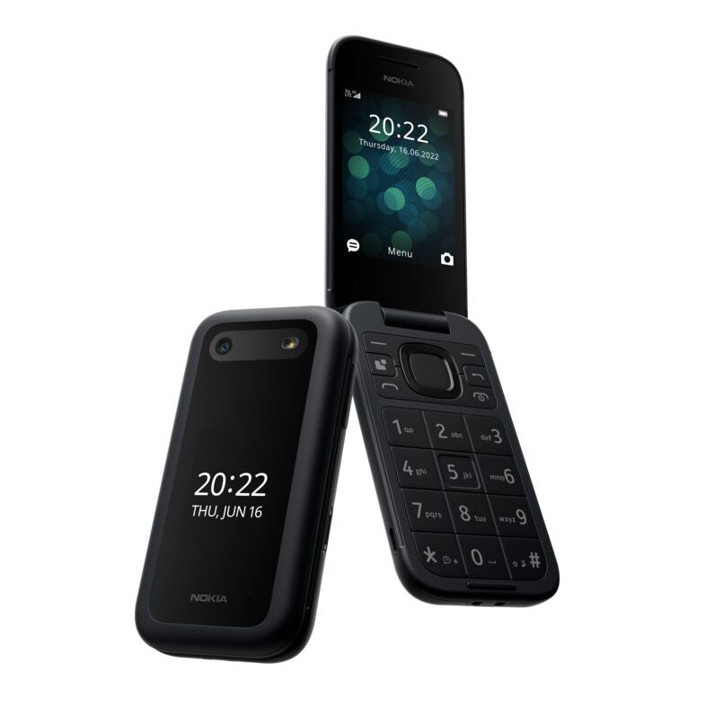 Nokia 2660 Flip 2.8" 128MB Mobile Phone - Black | 1GF011IPA1A01 from Nokia - DID Electrical