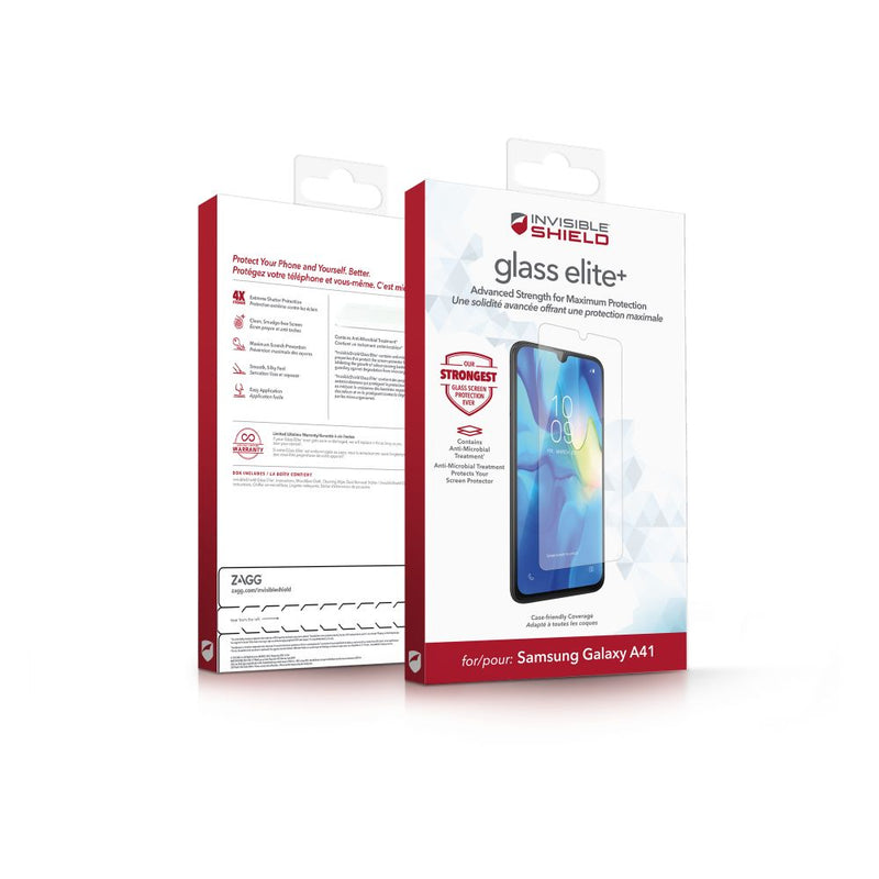 InvisibleShield Glass Elite+ Screen Protector for Samsung Galaxy A41 - Clear | 200104799 (7671579803836)