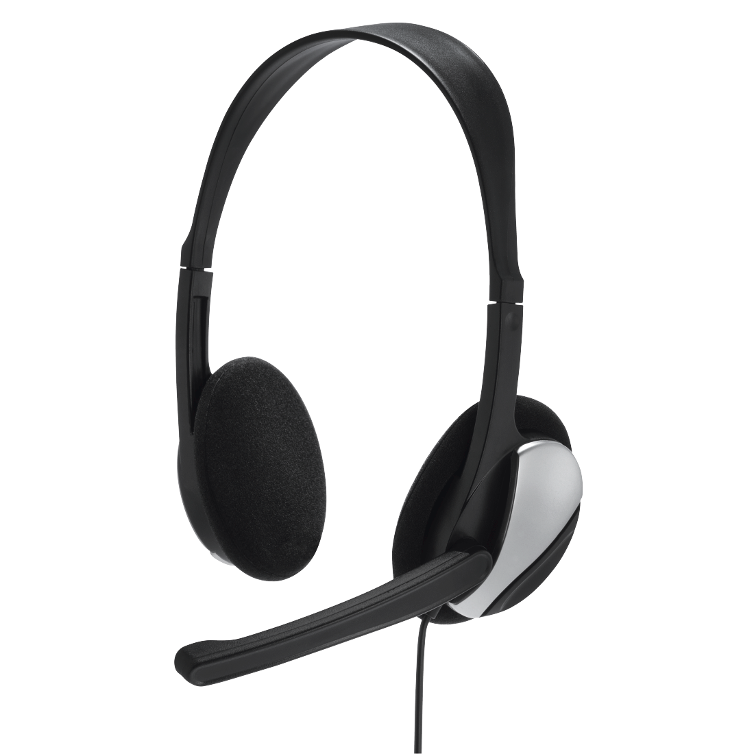 Hama HS-P100 Over-Ear PC Office Wired Headset - Black | 303554 from Hama - DID Electrical
