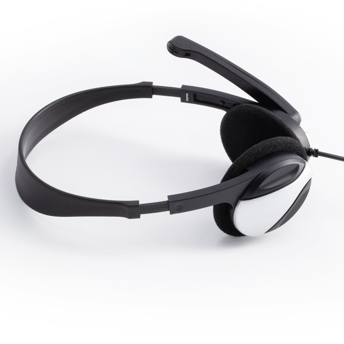 Hama HS-P100 Over-Ear PC Office Wired Headset - Black | 303554 from Hama - DID Electrical