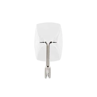 3M Command Small Wire Hook with Strip - White & Metal | 3M17067 (7671933534396)