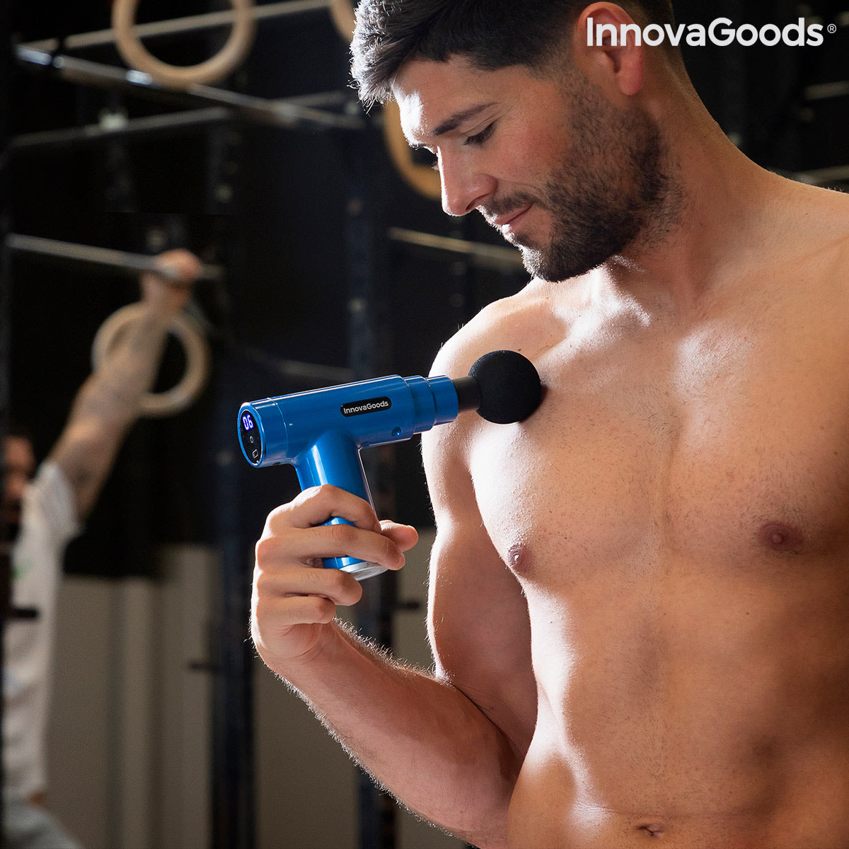 Innovagoods Mini Muscle Relaxation & Recovery Massager Gun - Blue | 823245 from Innovagoods - DID Electrical