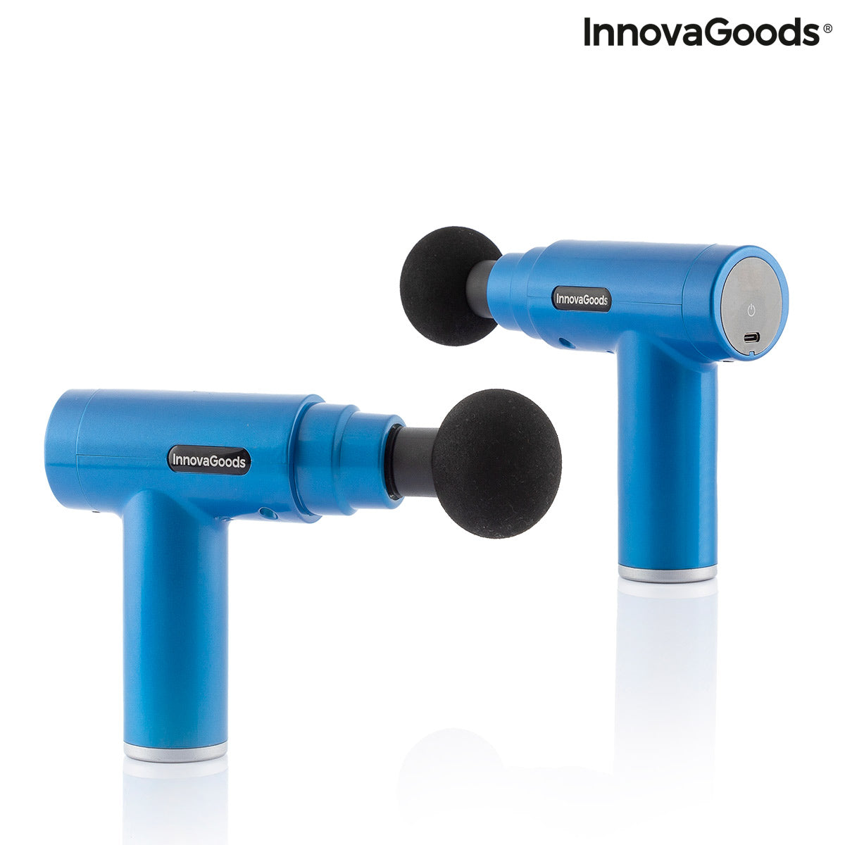 Innovagoods Mini Muscle Relaxation & Recovery Massager Gun - Blue | 823245 from Innovagoods - DID Electrical