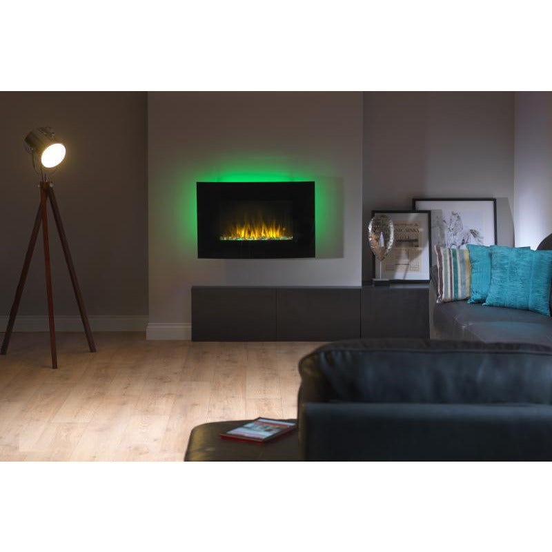 Dimplex Artesia Wall Mounted Electric Fire - Black | ART20 from Dimplex - DID Electrical