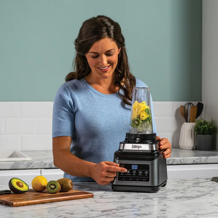 Ninja 1200W 3-in-1 Food Processor with Auto IQ - Black & Silver | BN800UK from Ninja - DID Electrical (7670678814908)