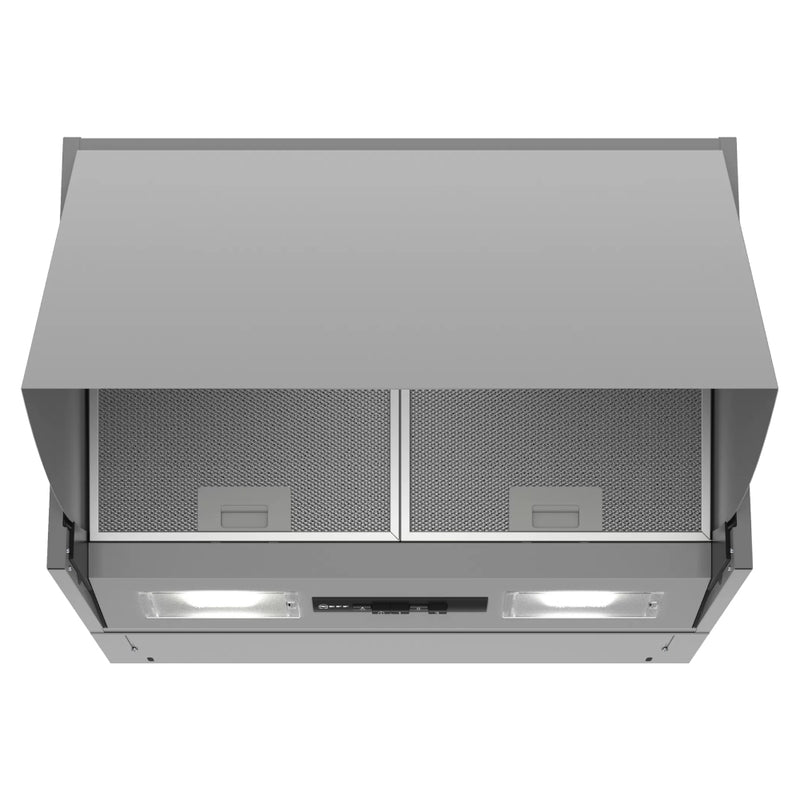 Neff N30 60cm Integrated Cooker Hood - Silver | D61MAC1X0B from Neff - DID Electrical