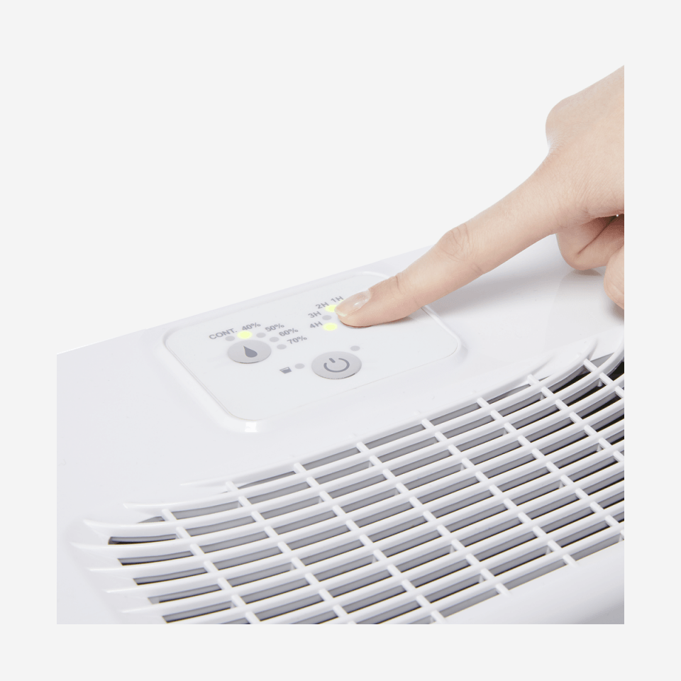 Dimplex 10L Freestanding Dehumidifier - White & Light Grey | EVERDRI10L from Dimplex - DID Electrical