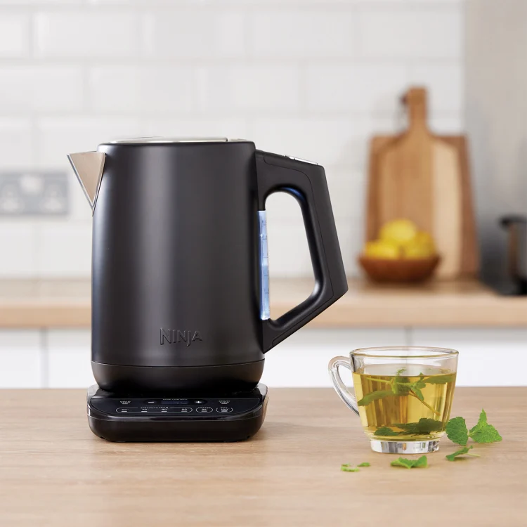 Ninja Perfect Temperature 1.7L 3000W Electric Kettle - Black | KT200UK (7670672883900)