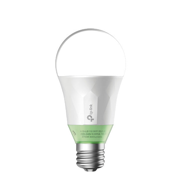 TP Link Kasa Smart Wi-Fi LED Bulb with Dimmable Light - White | LB110 from TP Link - DID Electrical
