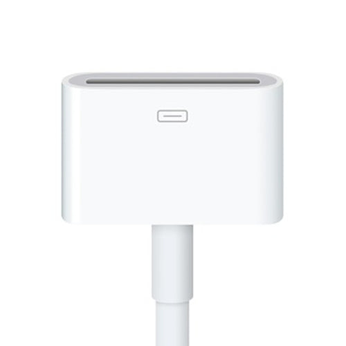 Apple 20CM Lightning to 30-Pin Adapter Cable - White | MD824ZM/A from Apple - DID Electrical