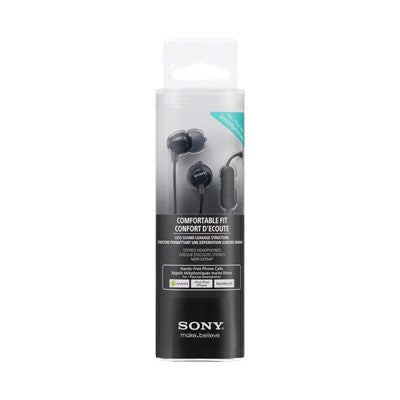 Sony In-Ear Wired Headphones with Silicon Earbuds - Black | MDREX15APBCE7 from Sony - DID Electrical
