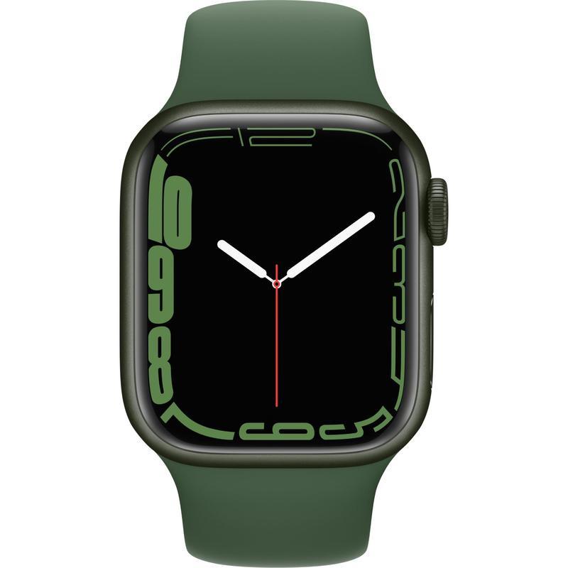 Apple Watch Series 7 41MM Aluminium Case with Sports Band - Green | MKN03B/A (7602068521148)