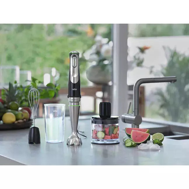 Open Boxed/Ex-Display - Braun MultiQuick 9 1200W Hand Blender - Premium Black & Brushed Stainless Steel | MQ9135XI from Braun - DID Electrical