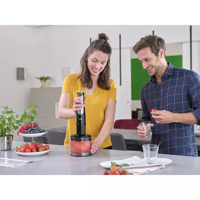 Open Boxed/Ex-Display - Braun MultiQuick 9 1200W Hand Blender - Premium Black & Brushed Stainless Steel | MQ9135XI from Braun - DID Electrical