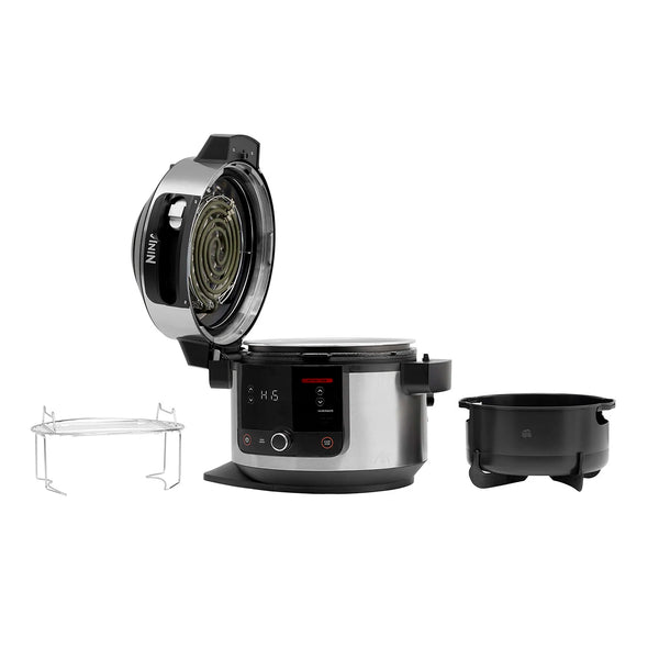 Ninja Foodi 6L 11 in 1 SmartLid Multi Cooker Black Silver DID.ie DID Electrical