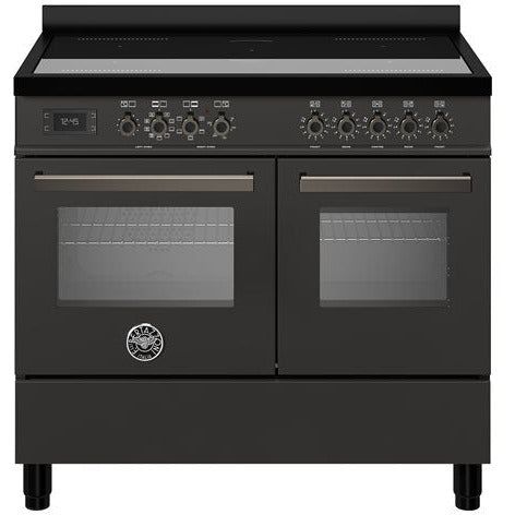 Bertazzoni Professional 100CM Induction Top Electric Range Cooker - Carbonio | PRO105I2ECAT from Bertazzoni - DID Electrical