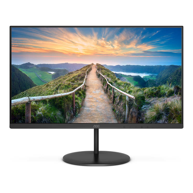 AOC 27" QHD Low Blue Light Monitor - Black | Q27V4EA from AOC - DID Electrical