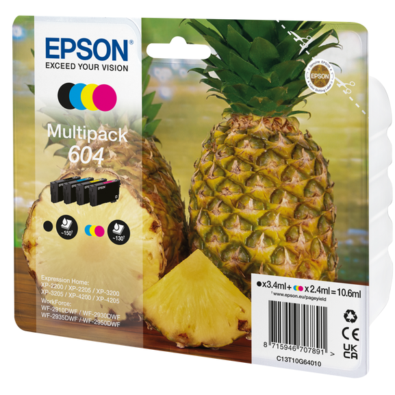 Epson 604 10.6ml Ink Cartridge - Multipack | SEPS1523 from Epson - DID Electrical
